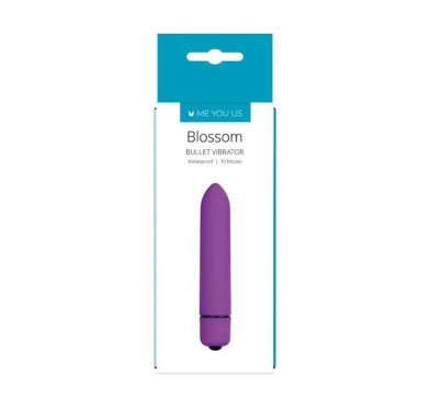 Wibrator- Me You Us Blossom 10 Mode Bullet Vibrator Purple